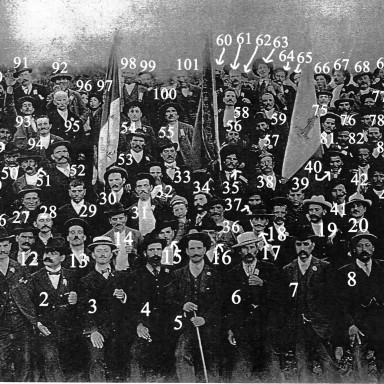 Società di Mutuo Soccorso Pietro Micca, circa 1903, Italy.