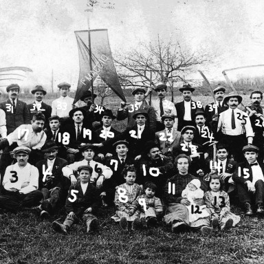 “Primo di Maggio” Windber, Pennsylvania), circa 1910.